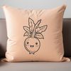 Beautiful Radish Design SVG Download Illustrative vector graphic of a radish, suitable for commercial or personal use in various digital designs.