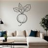 Beautiful Root Vegetable SVG Art A high-quality illustration of a radish, suitable for digital use in various projects.