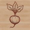 Fresh Radish Graphic Vector Illustration Illustrated radish graphic for commercial or personal use, suitable as a cut file for a cutting machine or laser engraver.
