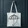Illustrative vector design of a colorful umbrella symbol, suitable for graphic design projects.