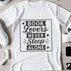 A quote surrounded by book illustrations in vector format.