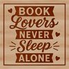 A digital illustration of a person reading a book with quotes overlaid on the background.