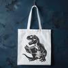 Artistic T Rex Reading A Book PNG