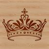 Vector illustration of a crown in a digital format, suitable for various applications.