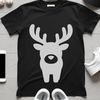 Vector silhouette of a reindeer for cutting machine designs, DIY projects, and digital creations.