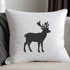 Illustrative vector art of a reindeer, suitable for commercial or personal use in various designs and crafts.