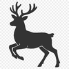 A vector illustration of a reindeer, suitable for commercial and personal use.