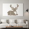 Illustration of a reindeer, suitable for commercial or personal use in Christmas designs.