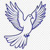 Vector Dove Illustration A detailed illustration of a bird, specifically a dove, in a vector format suitable for digital design.