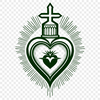 Heartfelt Iconography for Digital Art Sacred Heart icon in vector format for digital designs and artwork.