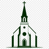 Free Baptist Church Clip Art Download A simple illustration of a Baptist church building with a steepled roof.