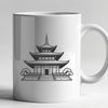 Traditional Buddhist Temple Ornate Design A traditional Buddhist temple with ornate architecture and intricate details, suitable for vector art designs.