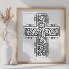 Artistic Crucifix SVG - Free Commercial Use Download