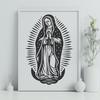 Free Stunning Virgin Mary - Free PNG Download, Commercial Use