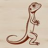 A colorful illustration of a reptile's body shape, ideal for vector designs.