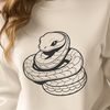 Snake Clip Art SVG A realistic illustration of a snake, suitable for various design projects and commercial or personal use.
