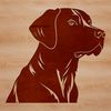 Labrador Retriever Clip Art A high-quality digital image of a Labrador Retriever in vector format.