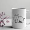 Cute Rhino SVG - Free Commercial Use Download