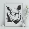 Unique Rhino Wearing Glasses PDF - Free Download