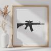 Beautiful Gun In SVG, PNG, PDF And DXF File Formats - Free