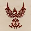 Scalable Vector Graphics Bird Design Phoenix design element created with scalable vector graphics