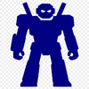A detailed 2D robot design created using SVG technology, ideal for cutting machines and laser engraving.