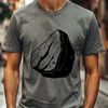 Rock Silhouette Vector Graphic An SVG graphic of a rock shape, ideal for cutting machines or laser cutters.
