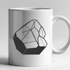 Stylized Rock Illustration A stylized illustration of a rock, suitable for vector design and commercial use.