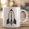 Vector Art Design - Spaceship Concept A detailed illustration of a futuristic spaceship, designed as vector art for easy editing and customization.