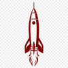 High-Tech Rocket Ship Vector Graphic Vector illustration of a futuristic spacecraft with sleek lines and metallic details.