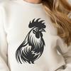 Unique Cockerel In SVG - Free Download