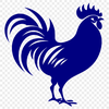 Artistic Rooster Stencil