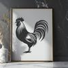 Free Unique Cockerel Vector Art