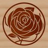 Elegant Rose Illustration A high-quality digital illustration of a rose in vector format.