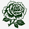 Rose Printable Image In SVG, PNG, PDF And DXF Formats