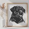 Rottweiler In DXF File Format