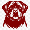 Beautiful Rottweiler In SVG For Free Download