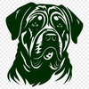 Artistic Dog Printable Image In DXF For Free Download