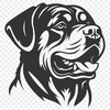 Free Rottweiler Vector Drawing