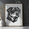 Unique Rottweiler - DXF Format