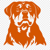 Artistic Rottweiler Digital Artwork - Free PNG Download