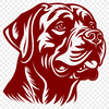 Creative Rottweiler Vector Drawing