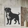 Stunning Standing Rottweiler Clip Art