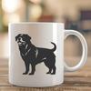 Stunning Standing Rottweiler SVG