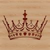 Golden Crown Design SVG SVG illustration of a gold-plated crown with intricate details
