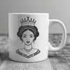 Royal Illustration A stylized illustration of a princess in a medieval setting, created using vector graphics.