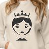 SVG Vector Image of a Young Girl Princess A digital illustration of a female princess character.