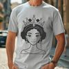 Illustrative princess character design in vector format.