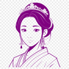 A young female princess character in a fantasy setting.