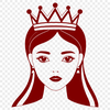 Beautiful Girl Character Design Female character illustration in vector format, suitable for various digital uses.
